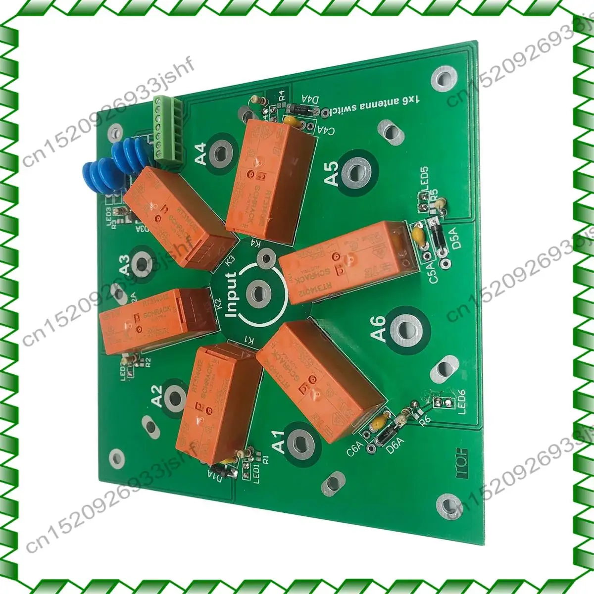 -BOFF 6:1 Coaxial Remote Antenna Switch Module SO-239 Finished Product 1.8Mhz--60Mhz
-BOFF 6:1 Coaxial Remote Antenna Switch Module SO-239 Finished Product 1.8Mhz--60Mhz