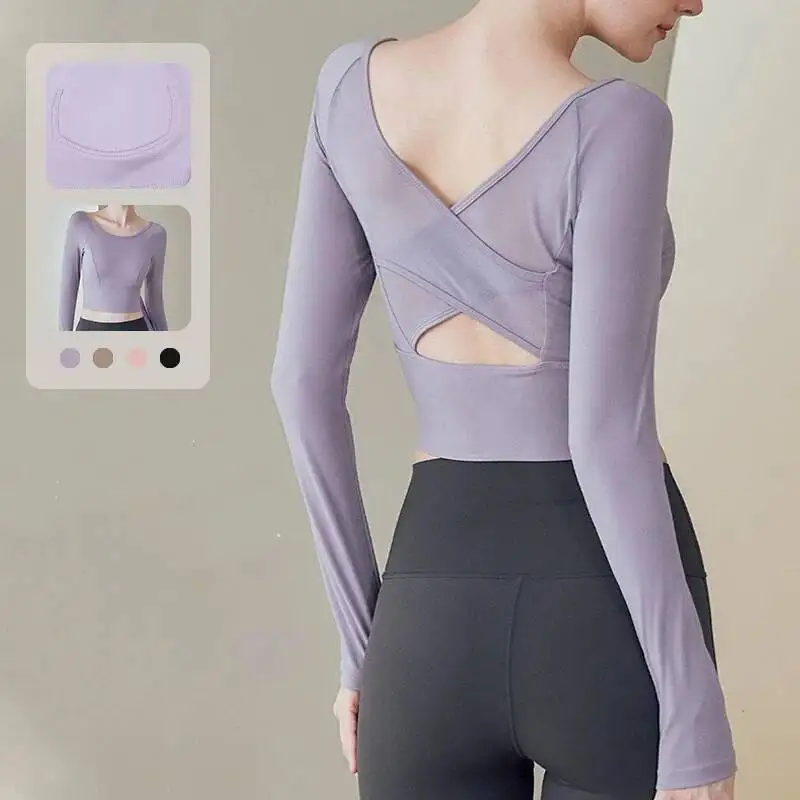 Красивая спина, одежда для йоги, топ для женщин весной и осенью, новый костюм Fiess, спортивная одежда для пилатеса с подушечками на груди, сексуальная спинка
Красивая спина, одежда для йоги, топ для женщин весной и осенью, новый костюм Fiess, спортивная одежда для пилатеса с подушечками на груди, сексуальная спинка