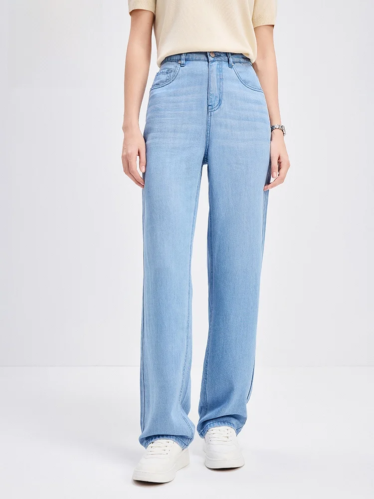 Navigare Slim Fit Thin Denim Jeans Women's 26 Spring Summer New Blue Commute Straight Leg Pants Casual Style Natural Waist
Navigare Slim Fit Thin Denim Jeans Women's 26 Spring Summer New Blue Commute Straight Leg Pants Casual Style Natural Waist