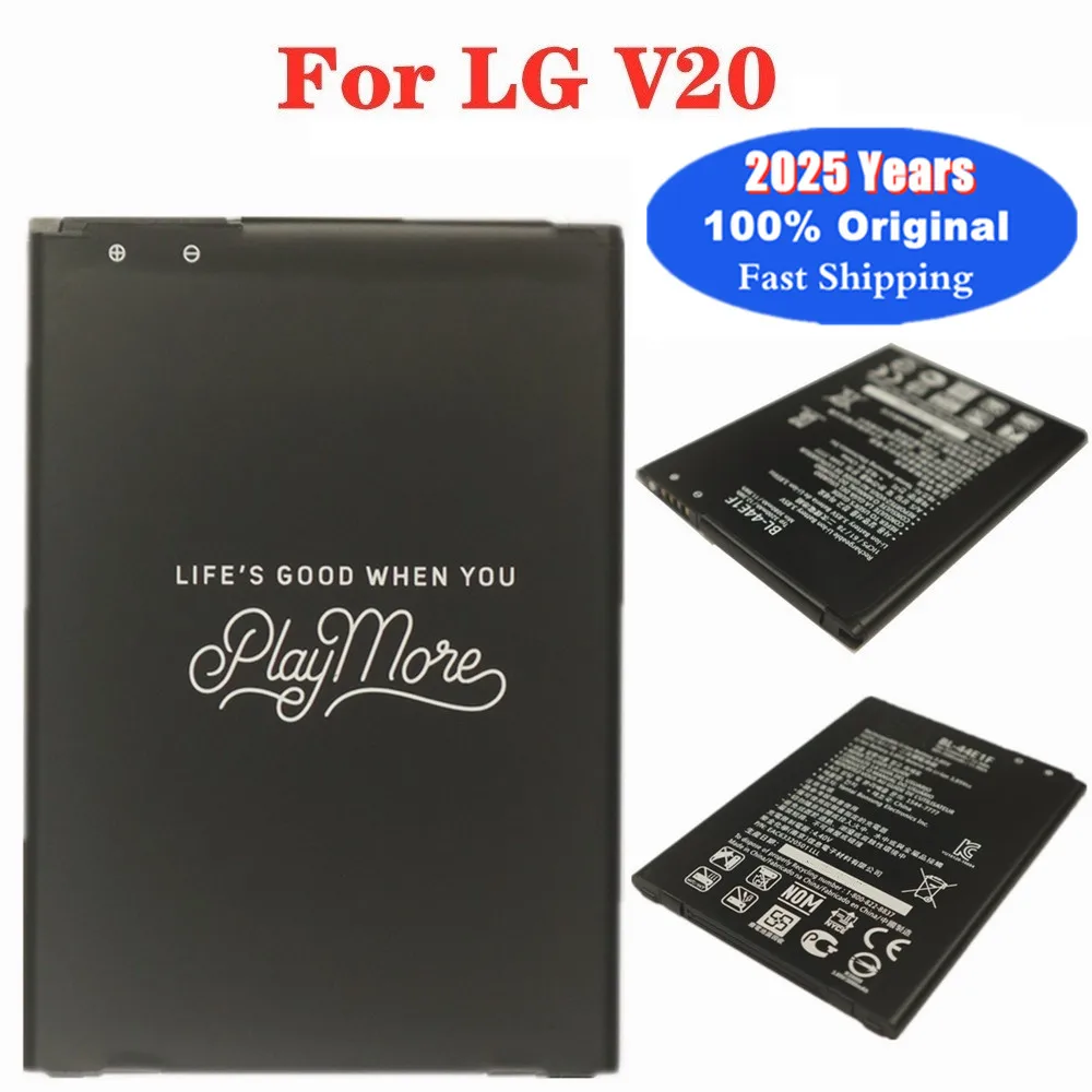 2025 Years New BL44E1F Phone Battery For LG V20 VS995 US996 LS997 H990DS H910 H918 BL-44E1F BL 44E1F Phone Batteries 3080mAh
2025 Years New BL44E1F Phone Battery For LG V20 VS995 US996 LS997 H990DS H910 H918 BL-44E1F BL 44E1F Phone Batteries 3080mAh