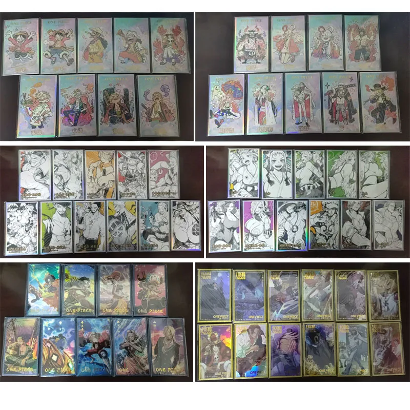 Аниме One Piece Luffy Zoro Sanji Franky Nami Hancock Uta Robin Yamato Коллекционные карты Рождественские подарки на день рождения Детские игрушки
Аниме One Piece Luffy Zoro Sanji Franky Nami Hancock Uta Robin Yamato Коллекционные карты Рождественские подарки на день рождения Детские игрушки