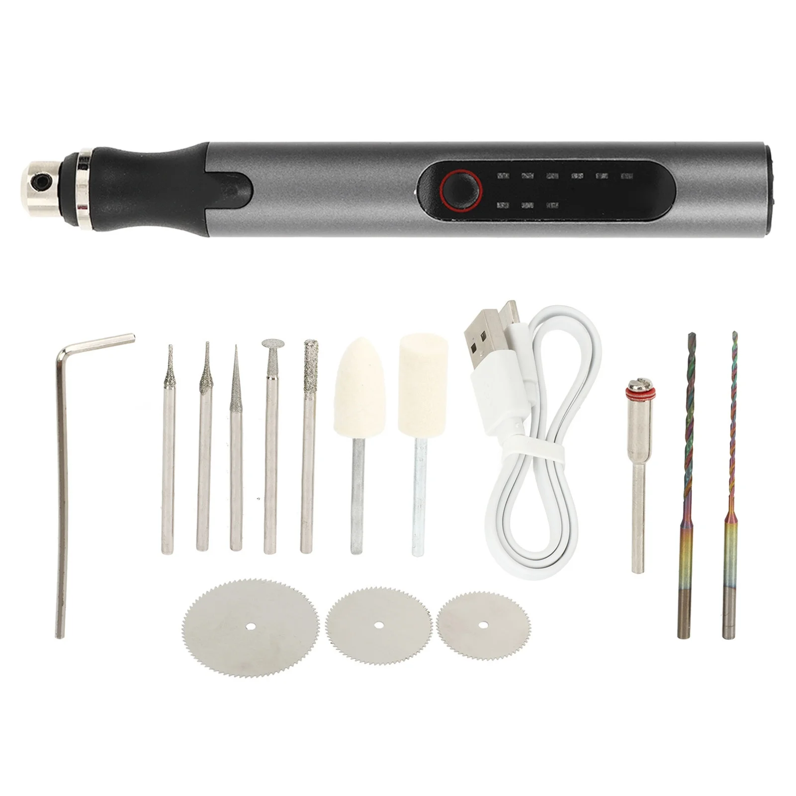 Mini Electric Grinder Set USB Rechargeable Portable Grinding Polishing Engraving Machine with Battery
Mini Electric Grinder Set USB Rechargeable Portable Grinding Polishing Engraving Machine with Battery