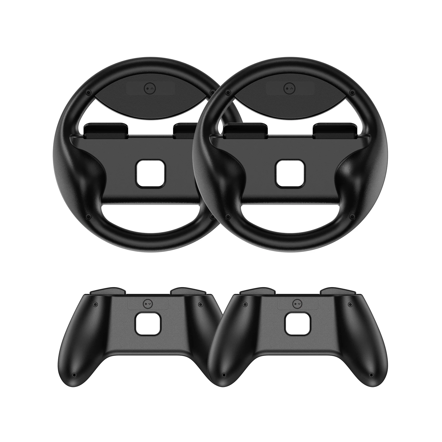 4 Pack Steering Wheel Joy-Con Grips Kit for Switch Mario Kart 8 Deluxe,Includes 2 Pack Controller Grip&Steering Wheel
4 Pack Steering Wheel Joy-Con Grips Kit for Switch Mario Kart 8 Deluxe,Includes 2 Pack Controller Grip&Steering Wheel