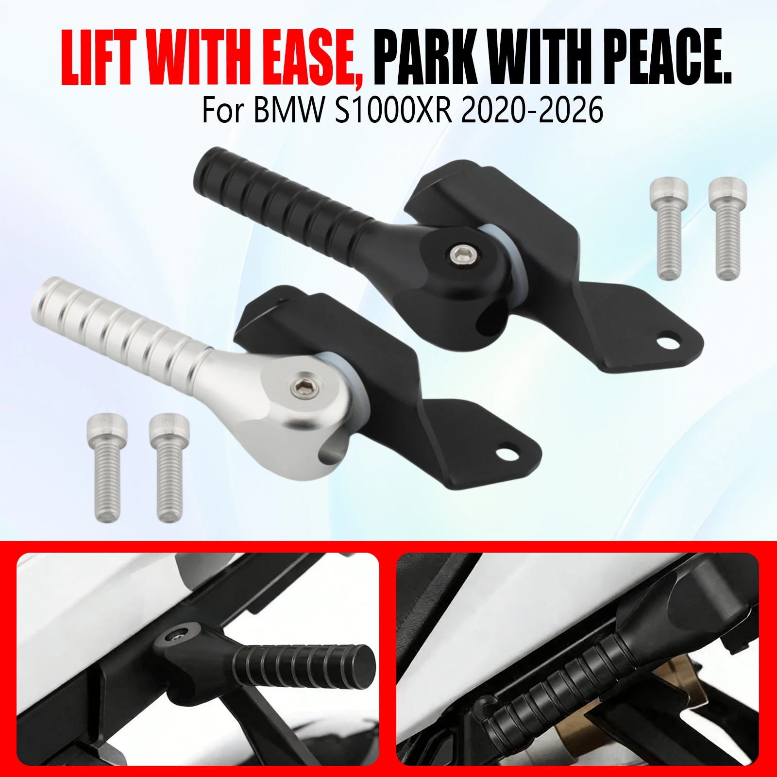For BMW S1000XR 2020-2026 2021 2022 Motorcycle Lifting Handle Jack-Up Lever Assist Bar Foldable Aluminum Alloy Black Anti Fall
For BMW S1000XR 2020-2026 2021 2022 Motorcycle Lifting Handle Jack-Up Lever Assist Bar Foldable Aluminum Alloy Black Anti Fall