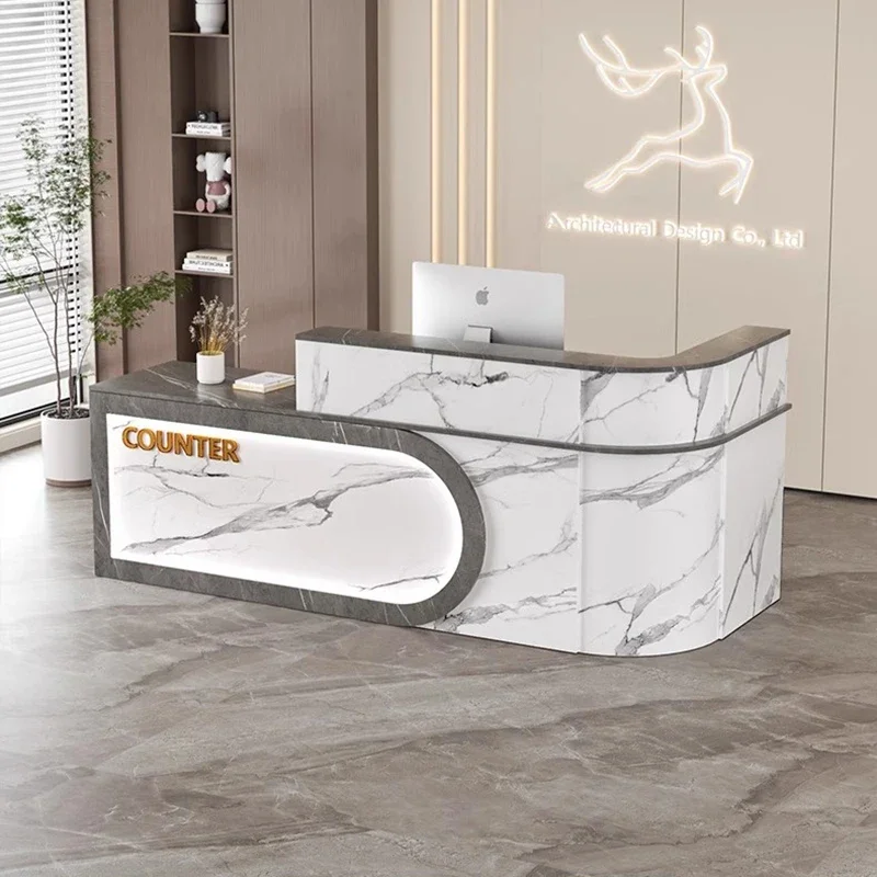 Customization Versatile Reception Counter Premium Modern Reception Desk Unique Creative Tresen Rezeption Office Furniturerniture
Customization Versatile Reception Counter Premium Modern Reception Desk Unique Creative Tresen Rezeption Office Furniturerniture