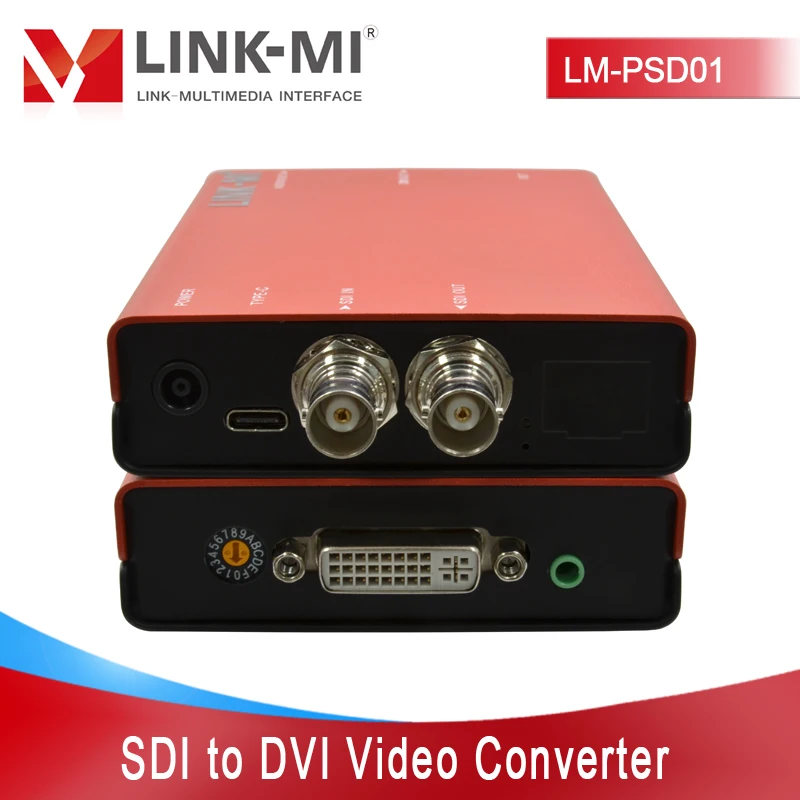LINK-MI SDI-DVI преобразователь SDI в 3G/HD/SD-SDI Регулируемое разрешение на выходе с настройкой DIP Switch SDI DVI видеопреобразователь
LINK-MI SDI-DVI преобразователь SDI в 3G/HD/SD-SDI Регулируемое разрешение на выходе с настройкой DIP Switch SDI DVI видеопреобразователь