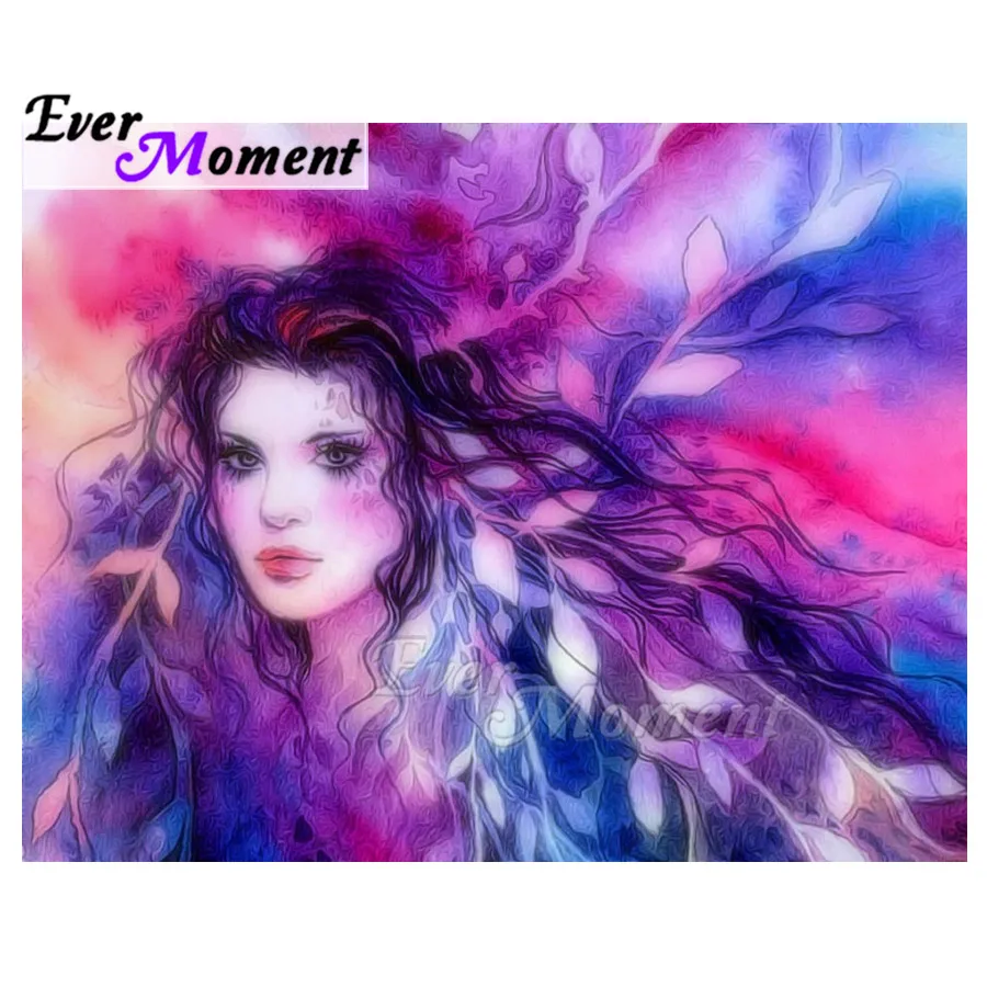 Алмазная картина Ever Moment с фиолетовыми волосами, женская ручная работа, полная квадратная мозаика, стразы, алмазная вышивка, украшение для дома ASF1909
Алмазная картина Ever Moment с фиолетовыми волосами, женская ручная работа, полная квадратная мозаика, стразы, алмазная вышивка, украшение для дома ASF1909