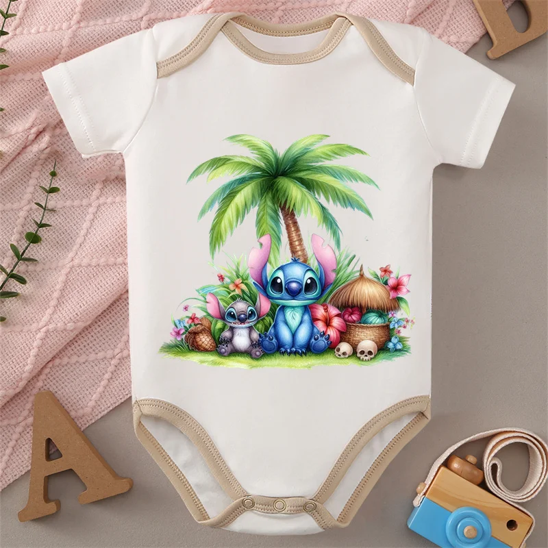 MINISO 100% Cotton Baby Jumpsuit Best Gift for Baby Onesie Lilo&Stitch Ice Cream Print Bodysuit for 0 To 12 Months Newborn
MINISO 100% Cotton Baby Jumpsuit Best Gift for Baby Onesie Lilo&Stitch Ice Cream Print Bodysuit for 0 To 12 Months Newborn
