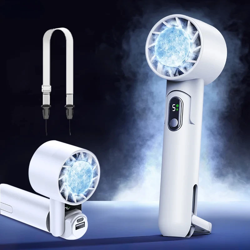 Portable Fan Mini Handheld Fan USB Rechargeable Turbo Fan Foldable Hand held Fan Small Ice Cooling Fan with 4000mAh Power Bank
Portable Fan Mini Handheld Fan USB Rechargeable Turbo Fan Foldable Hand held Fan Small Ice Cooling Fan with 4000mAh Power Bank