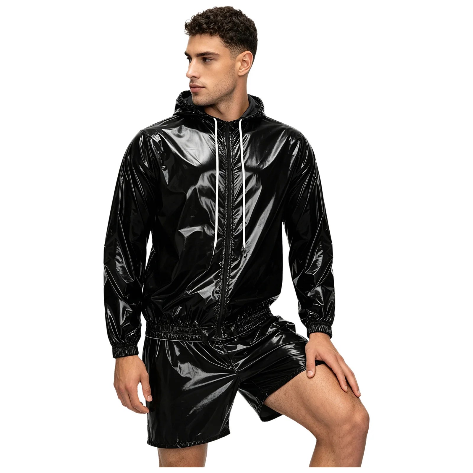 Mens Waterproof Sportswear Swim Sets Hooded Jacket Windbreaker and Boxer Shorts Sweat Outfit for Jet Skiing Wakeboarding Fun
Mens Waterproof Sportswear Swim Sets Hooded Jacket Windbreaker and Boxer Shorts Sweat Outfit for Jet Skiing Wakeboarding Fun