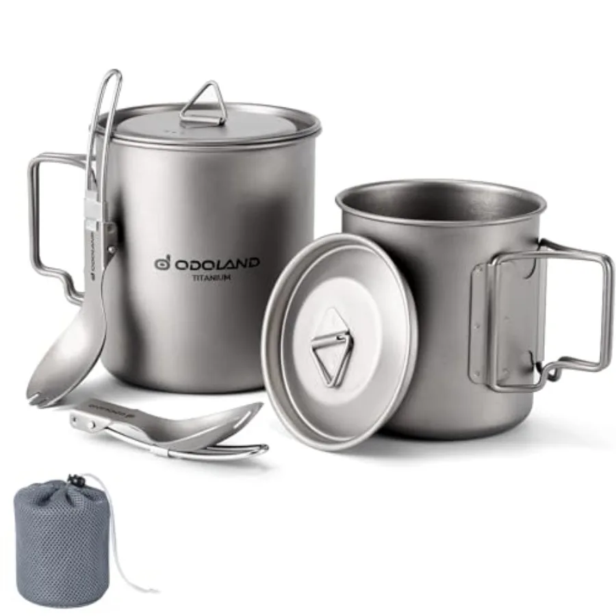 Titanium Camping Cookware 420ML and 750ML Titanium Pot with Lid and Spork Lightweight Camping Pot for Backpacking Hiking Travel
Titanium Camping Cookware 420ML and 750ML Titanium Pot with Lid and Spork Lightweight Camping Pot for Backpacking Hiking Travel
