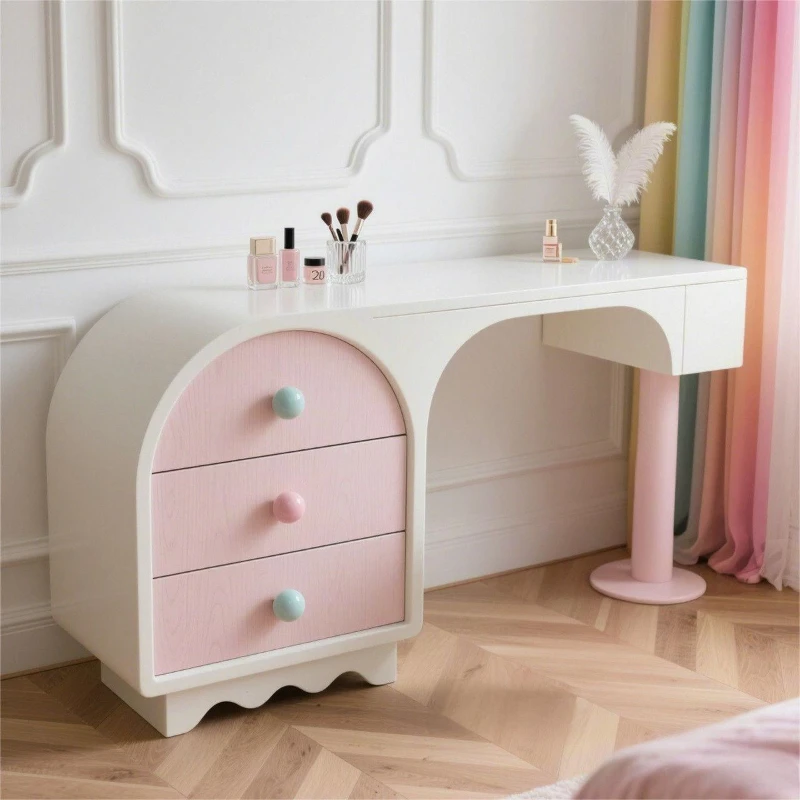 LTT dopamine dresser cream wind pink solid wood chest integrated bedroom makeup table
LTT dopamine dresser cream wind pink solid wood chest integrated bedroom makeup table