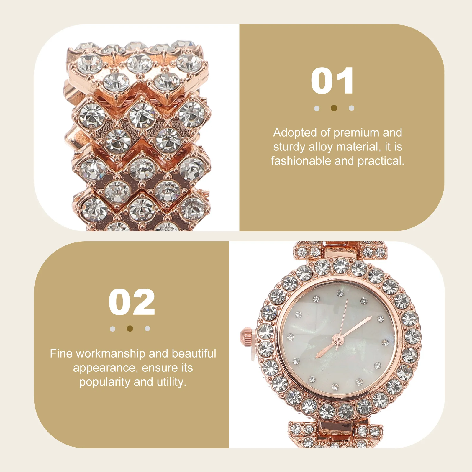 Delicate Women Watch with Sparkling Rhinestone Bracelet Premium Alloy Waterproof Design Comfortable Fit for Daily Wear Party
Delicate Women Watch with Sparkling Rhinestone Bracelet Premium Alloy Waterproof Design Comfortable Fit for Daily Wear Party