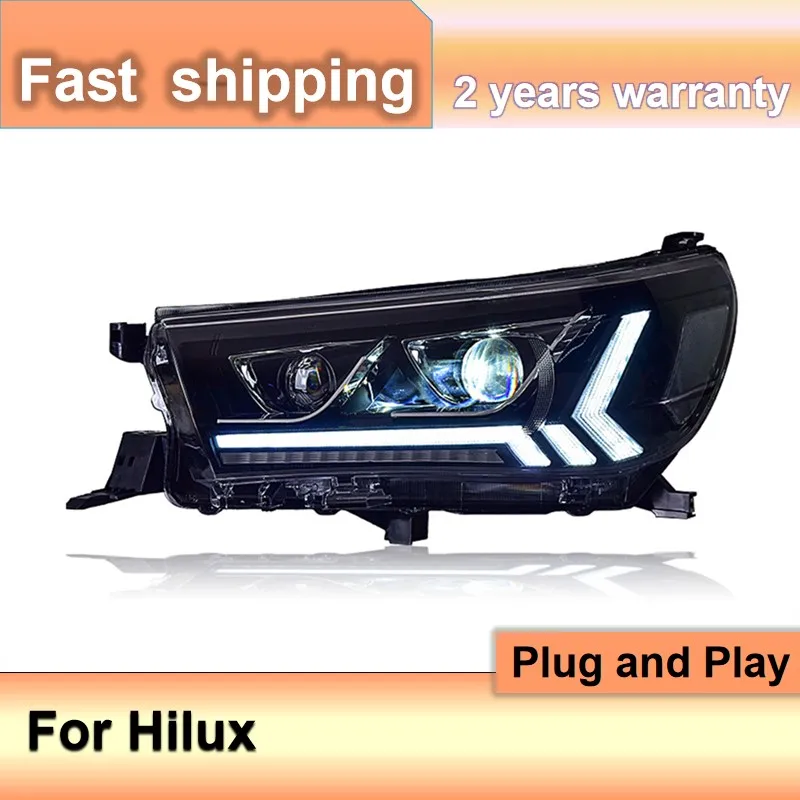 Car Accessories for Toyota Hilux 2016 Head Lamp 2015-2020 Headlight Hilux Vigo Revo Headlights DRL Turn Signal Low High Beam Pro
Car Accessories for Toyota Hilux 2016 Head Lamp 2015-2020 Headlight Hilux Vigo Revo Headlights DRL Turn Signal Low High Beam Pro