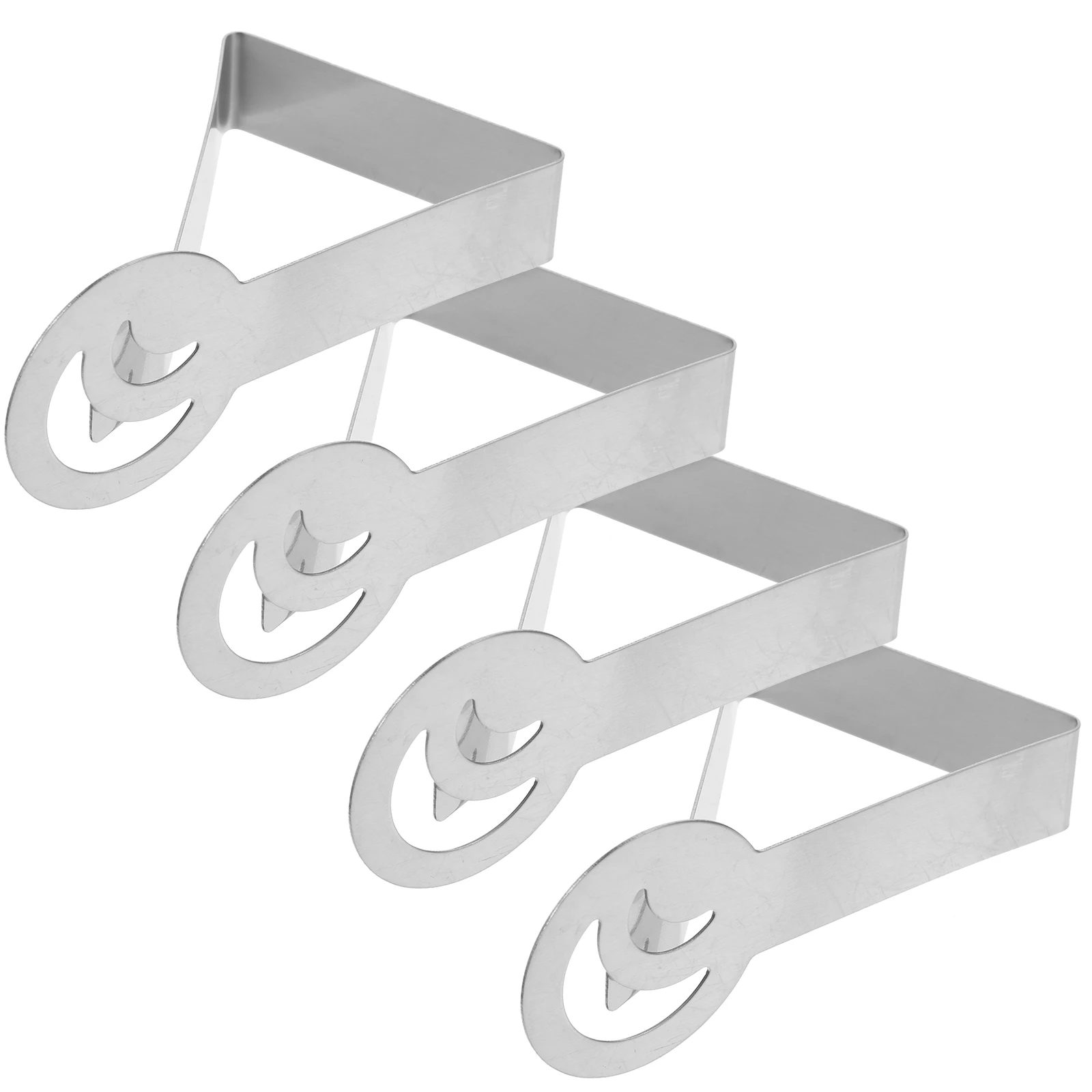 4pcs Stainless Steel Tablecloth Clips Holder for Outdoor Picnic Fixing Clamps Clip Table Cloth Non Rust Smooth Edge
4pcs Stainless Steel Tablecloth Clips Holder for Outdoor Picnic Fixing Clamps Clip Table Cloth Non Rust Smooth Edge
