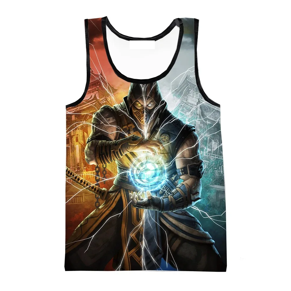 Mortal Kombat 11, топы на бретелях с 3D принтом, мужские повседневные негабаритные жилеты для фитнеса и спортзала, уличная одежда в стиле хип-хоп, пляжный топ без рукавов, мужская одежда
Mortal Kombat 11, топы на бретелях с 3D принтом, мужские повседневные негабаритные жилеты для фитнеса и спортзала, уличная одежда в стиле хип-хоп, пляжный топ без рукавов, мужская одежда