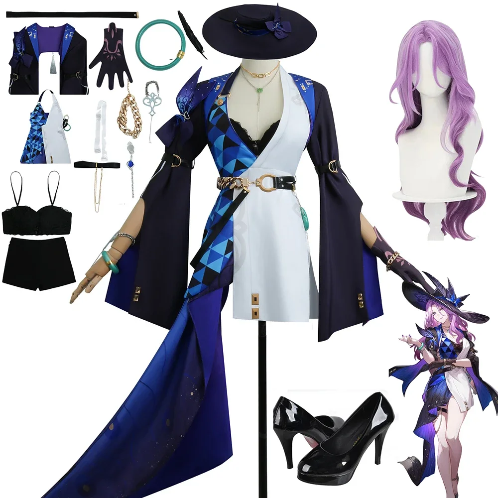 Game Honkai Star Rail Jade Cosplay Costume Dress Full Set Outfit Uniform Hat Anime Role Play Carnival Party Comic wig shoes
Game Honkai Star Rail Jade Cosplay Costume Dress Full Set Outfit Uniform Hat Anime Role Play Carnival Party Comic wig shoes