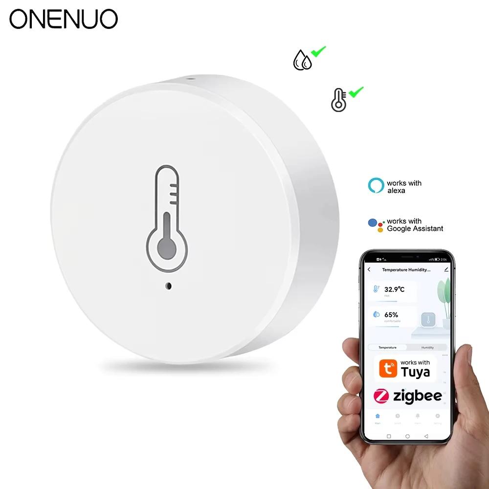 Мини-датчик температуры и влажности Tuya ZigBee, удаленный монитор для умного дома, работает со шлюзом, голосовое управление через приложение Alexa Google Home 
Мини-датчик температуры и влажности Tuya ZigBee, удаленный монитор для умного дома, работает со шлюзом, голосовое управление через приложение Alexa Google Home