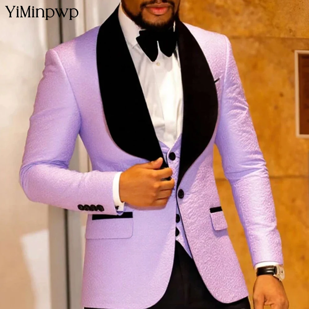 YiMinpwp Lavender Men's Jacquard Suit Wedding Dress Satin Groom Suit Host Performance Costume Wedding Suits for Men XS-5XL
YiMinpwp Lavender Men's Jacquard Suit Wedding Dress Satin Groom Suit Host Performance Costume Wedding Suits for Men XS-5XL