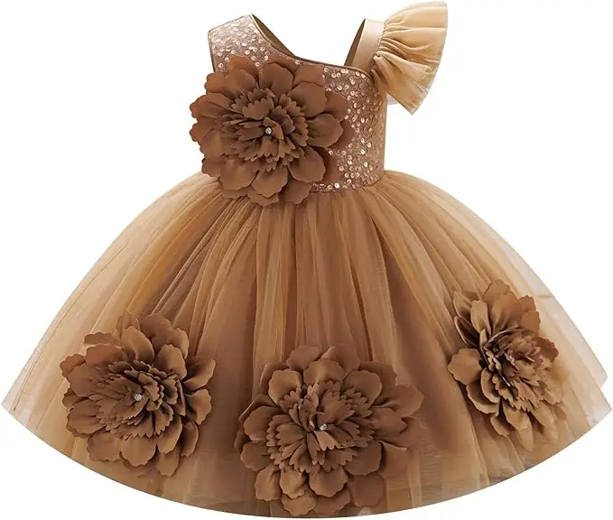 Snvdzo Flower Girl Shiny Asymmetric Shoulder Flower Tulle Dress For Wedding Birthday Evening Party Prom Banquet Princess Gown
Snvdzo Flower Girl Shiny Asymmetric Shoulder Flower Tulle Dress For Wedding Birthday Evening Party Prom Banquet Princess Gown