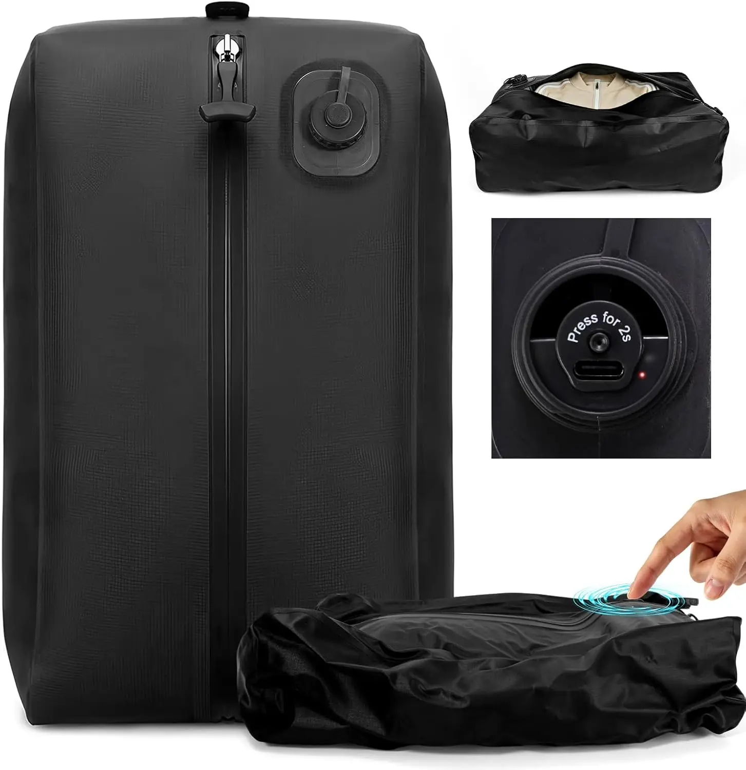 USB Rechargeable Vacuum Compression Bags Waterproof Airtight Space Saving Storage for Travel Clothes Camping Gear
USB Rechargeable Vacuum Compression Bags Waterproof Airtight Space Saving Storage for Travel Clothes Camping Gear