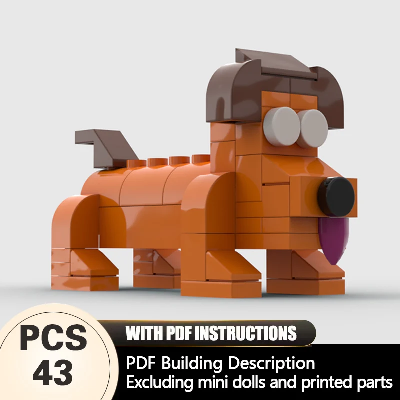Creators Animal Series Model MOC Building Bricks Short-Legged Dog Modular Technology Gifts Holiday Assemble Children Toys Suit
Creators Animal Series Model MOC Building Bricks Short-Legged Dog Modular Technology Gifts Holiday Assemble Children Toys Suit