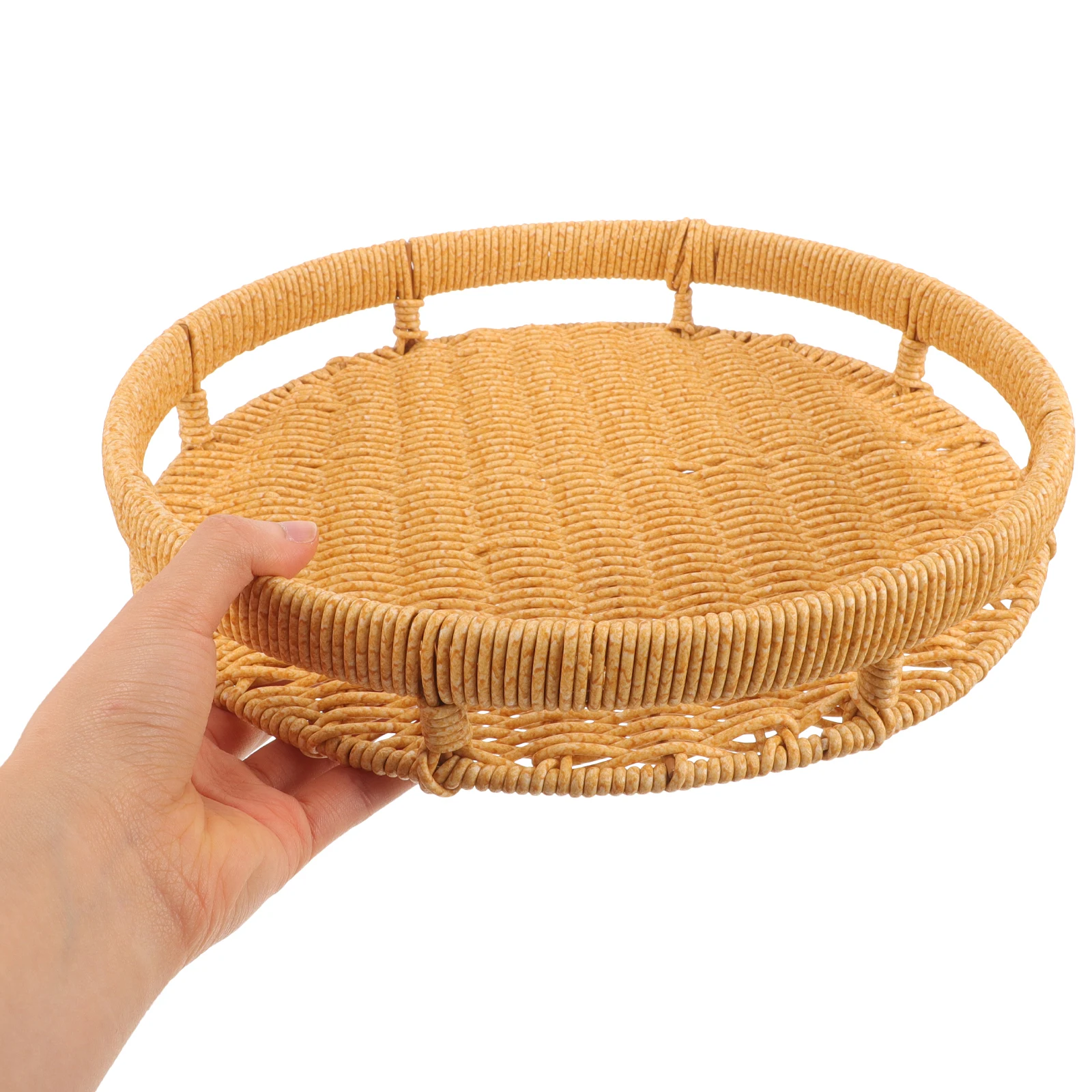 Round Small Basket Tray Storage PP H woven Foldable Bread Fruit Food Holder Woven Basket Home ganizer Container
Round Small Basket Tray Storage PP H woven Foldable Bread Fruit Food Holder Woven Basket Home ganizer Container