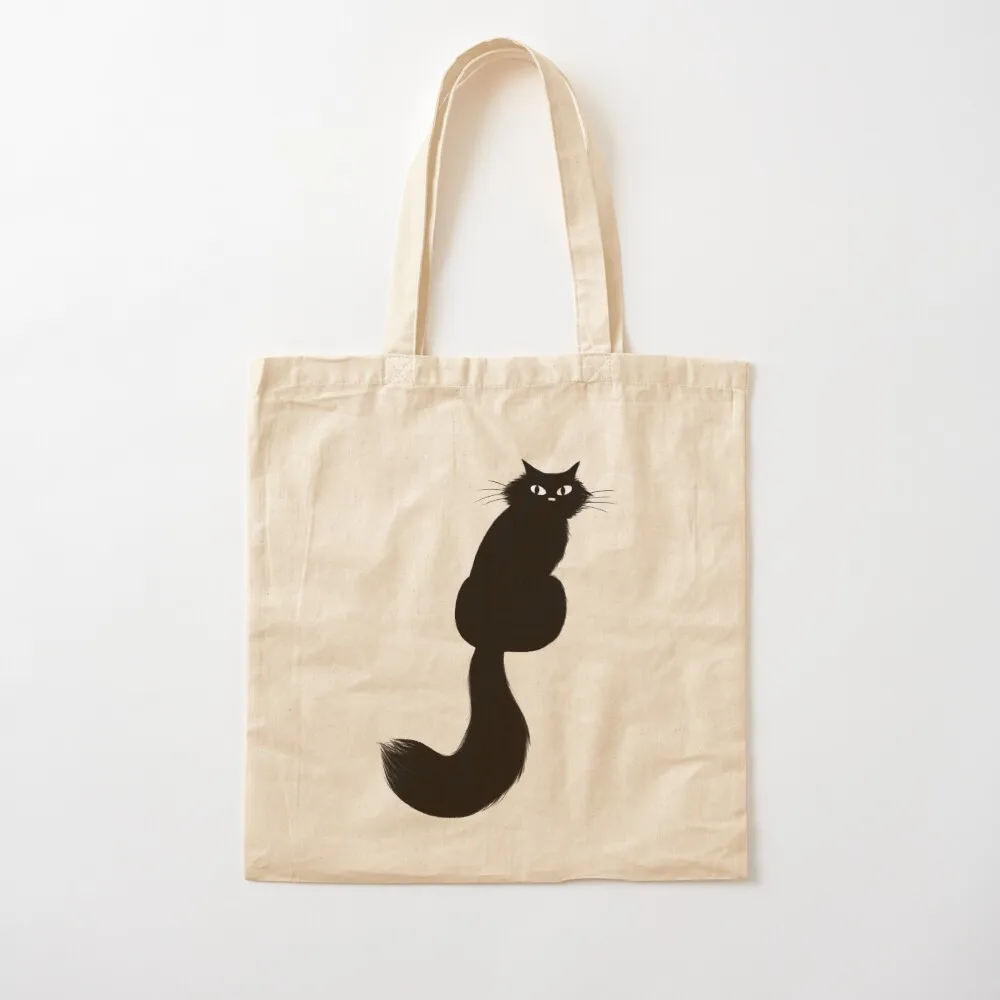 Longhaired Black Cat with Long Tail Tote Bag custom fabric bag canvas bags Customizable tote bag
Longhaired Black Cat with Long Tail Tote Bag custom fabric bag canvas bags Customizable tote bag