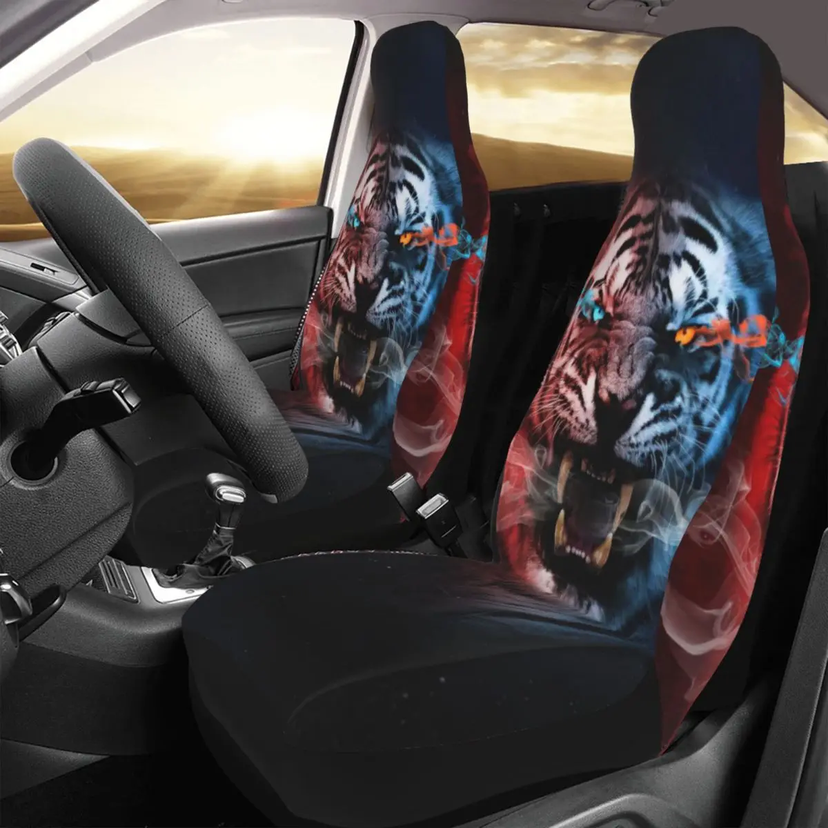 Tiger Car Seat Cover Custom Printing Universal Front Protector Accessories Cushion Set
Tiger Car Seat Cover Custom Printing Universal Front Protector Accessories Cushion Set