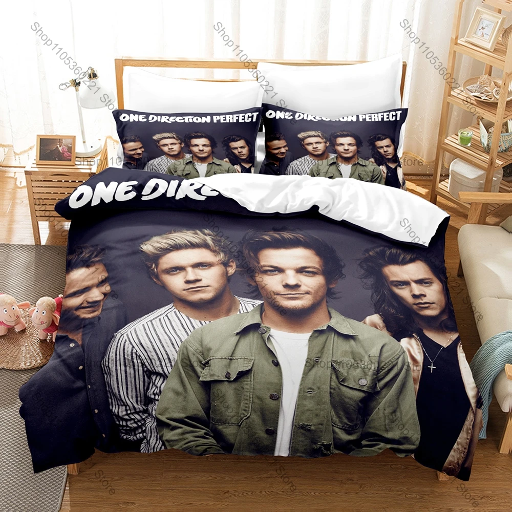 O-One Direction Duvet Cover + 2 Pillowcases, 1D Boy Band Print Bedding Set Soft Polyester for Pop Music Fans Decor & Gift
O-One Direction Duvet Cover + 2 Pillowcases, 1D Boy Band Print Bedding Set Soft Polyester for Pop Music Fans Decor & Gift