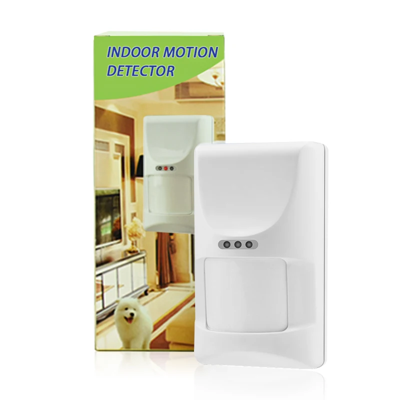 Wireless PIR Motion Detector Pet Immunity Indoor Use Working With Alarm Host 433MHz For Home Security
Wireless PIR Motion Detector Pet Immunity Indoor Use Working With Alarm Host 433MHz For Home Security