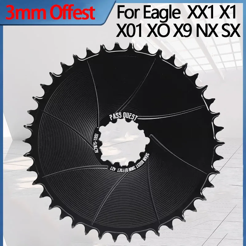 Цепь PASS QUEST с прямым креплением для Sram Eagle XX1 X1 X01 XO X9 NX SX 3 мм со смещением Norrow, широкие зубья, корона 38 40t 42t, звездочка
Цепь PASS QUEST с прямым креплением для Sram Eagle XX1 X1 X01 XO X9 NX SX 3 мм со смещением Norrow, широкие зубья, корона 38 40t 42t, звездочка