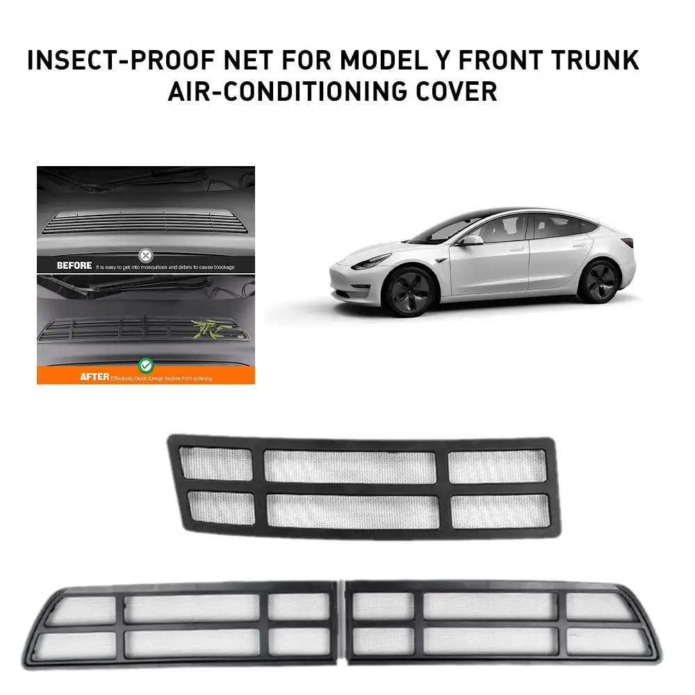 for Tesla Y 2021-2023 Insect-proof Net Front Trunk Intake Inlet Air-conditioning Cover Car Air Accessories Clean Grille J7N6
for Tesla Y 2021-2023 Insect-proof Net Front Trunk Intake Inlet Air-conditioning Cover Car Air Accessories Clean Grille J7N6