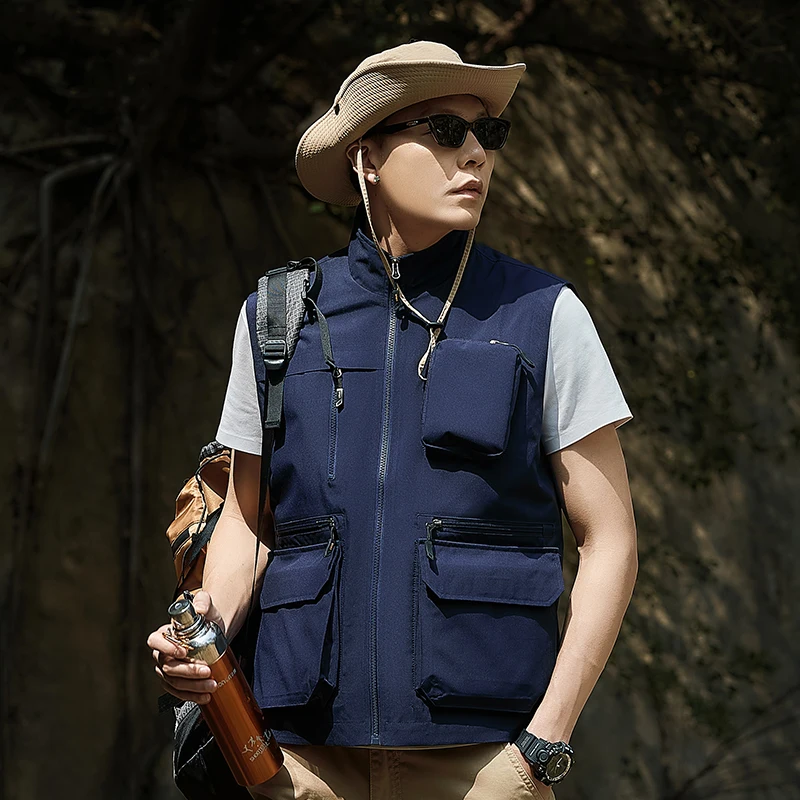 Men's Pocket Work Vest 6XL New Men's Workwear Vest Spring and Autumn Thin Jacket Solid Color Tactical Jacket
Men's Pocket Work Vest 6XL New Men's Workwear Vest Spring and Autumn Thin Jacket Solid Color Tactical Jacket