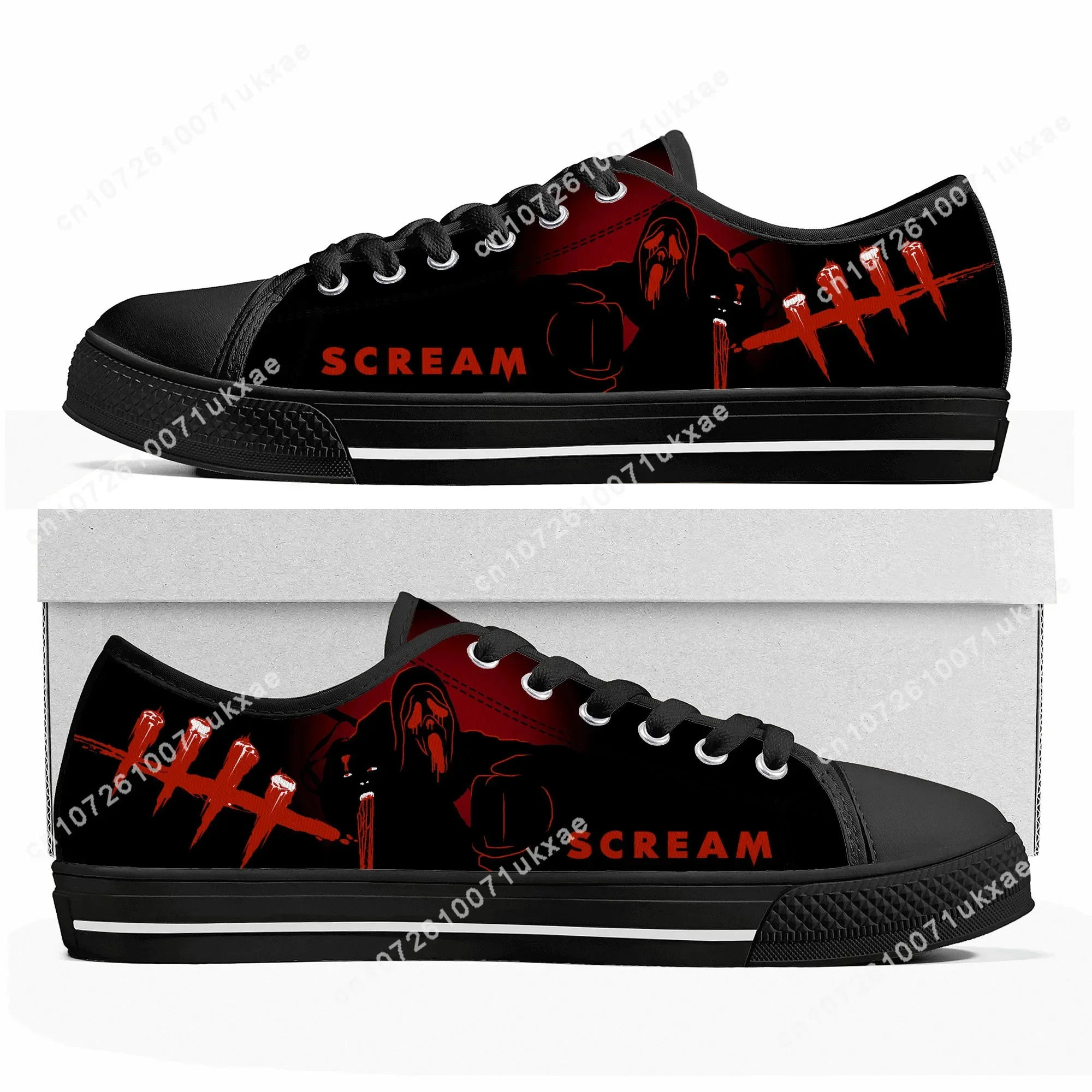 Scream Movie billy Loomis Halloween Low Top Sneakers Mens Womens Teenager Canvas Sneaker Casual Custom Made Shoes Customize Shoe
Scream Movie billy Loomis Halloween Low Top Sneakers Mens Womens Teenager Canvas Sneaker Casual Custom Made Shoes Customize Shoe