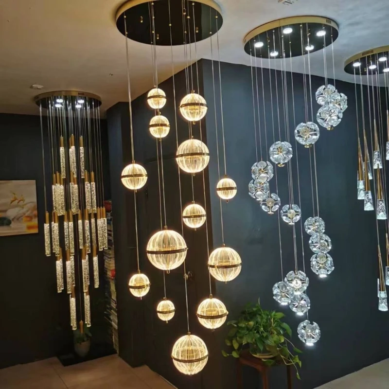 Modern Luxury Pendant Lights for Living Room Dining Table Minimalist Loft Apartments Villas Staircase Chandelier Home Decoration
Modern Luxury Pendant Lights for Living Room Dining Table Minimalist Loft Apartments Villas Staircase Chandelier Home Decoration