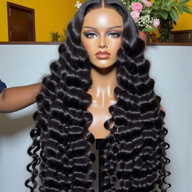 Brazilian Human Hair Wigs 220 Density Loose Deep Wave Loose Wave Curly 13x4 13x6 13x7 HD Lace Frontal 30 40 Inch
Brazilian Human Hair Wigs 220 Density Loose Deep Wave Loose Wave Curly 13x4 13x6 13x7 HD Lace Frontal 30 40 Inch