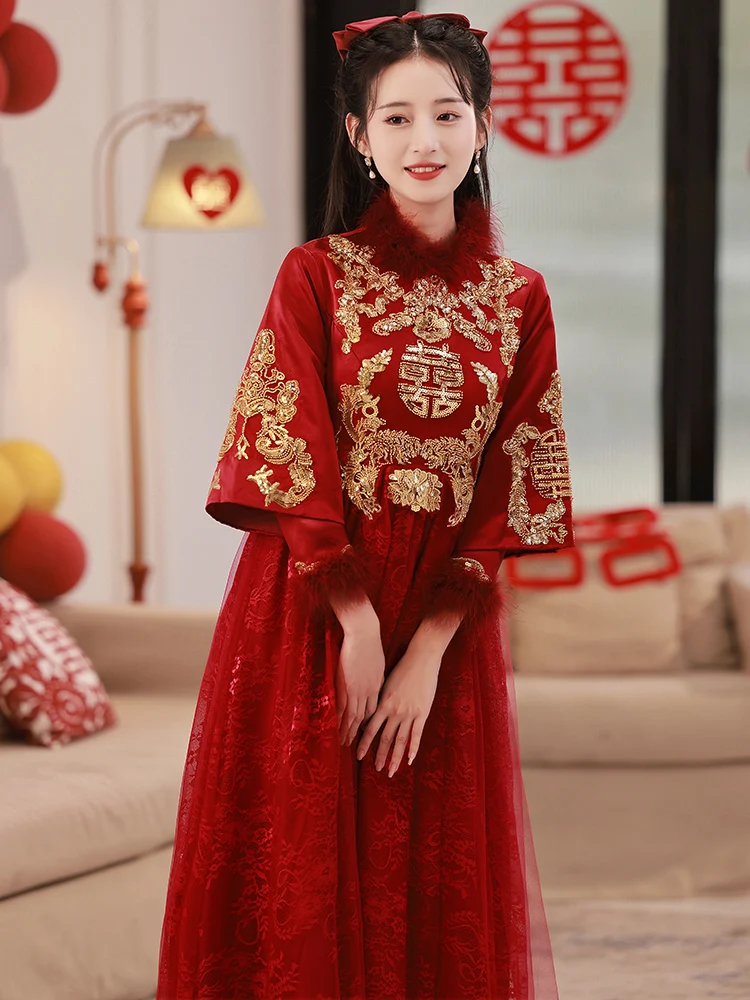Red High Waist Materni Wedding Dr Belly Covering Winter New plus Size Ele Long Sve Gown for Women
Red High Waist Materni Wedding Dr Belly Covering Winter New plus Size Ele Long Sve Gown for Women