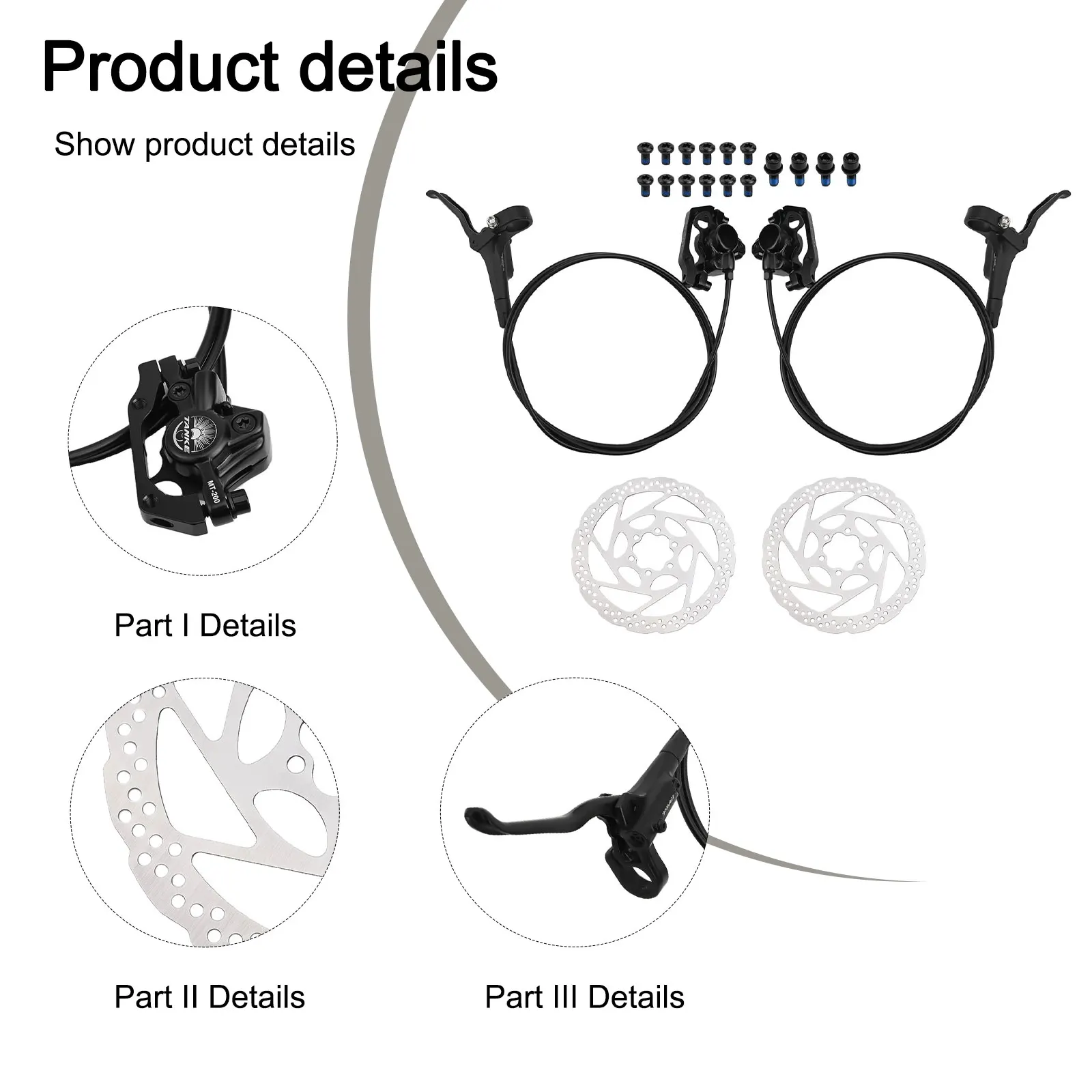 Double Piston Hydraulic Oil Brake for Efficient Braking on Mountain Bikes with Comfortable Aluminium Alloy Handle
Double Piston Hydraulic Oil Brake for Efficient Braking on Mountain Bikes with Comfortable Aluminium Alloy Handle