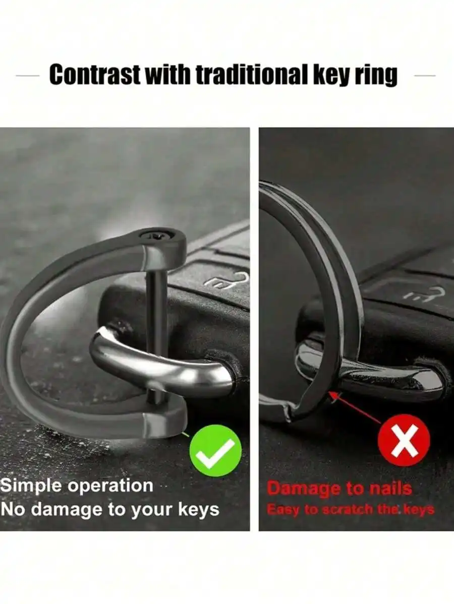Zinc Alloy D-Ring Screw Detachable Buckle For Car Key Chain
Zinc Alloy D-Ring Screw Detachable Buckle For Car Key Chain