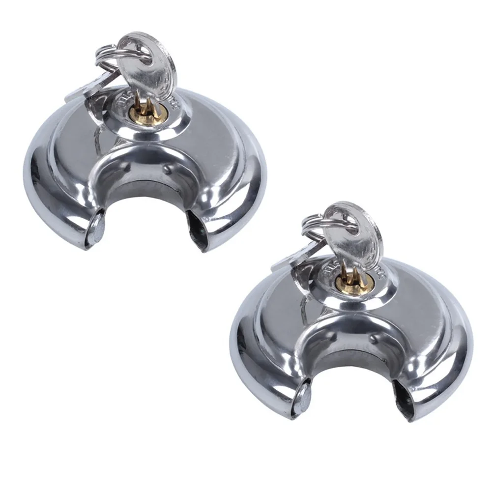 AT02-2 шт. Усиленный уличный замок безопасности 70 мм для сараев, гаражей, ворот, с ключом, дисковый замок из нержавеющей стали
AT02-2 шт. Усиленный уличный замок безопасности 70 мм для сараев, гаражей, ворот, с ключом, дисковый замок из нержавеющей стали