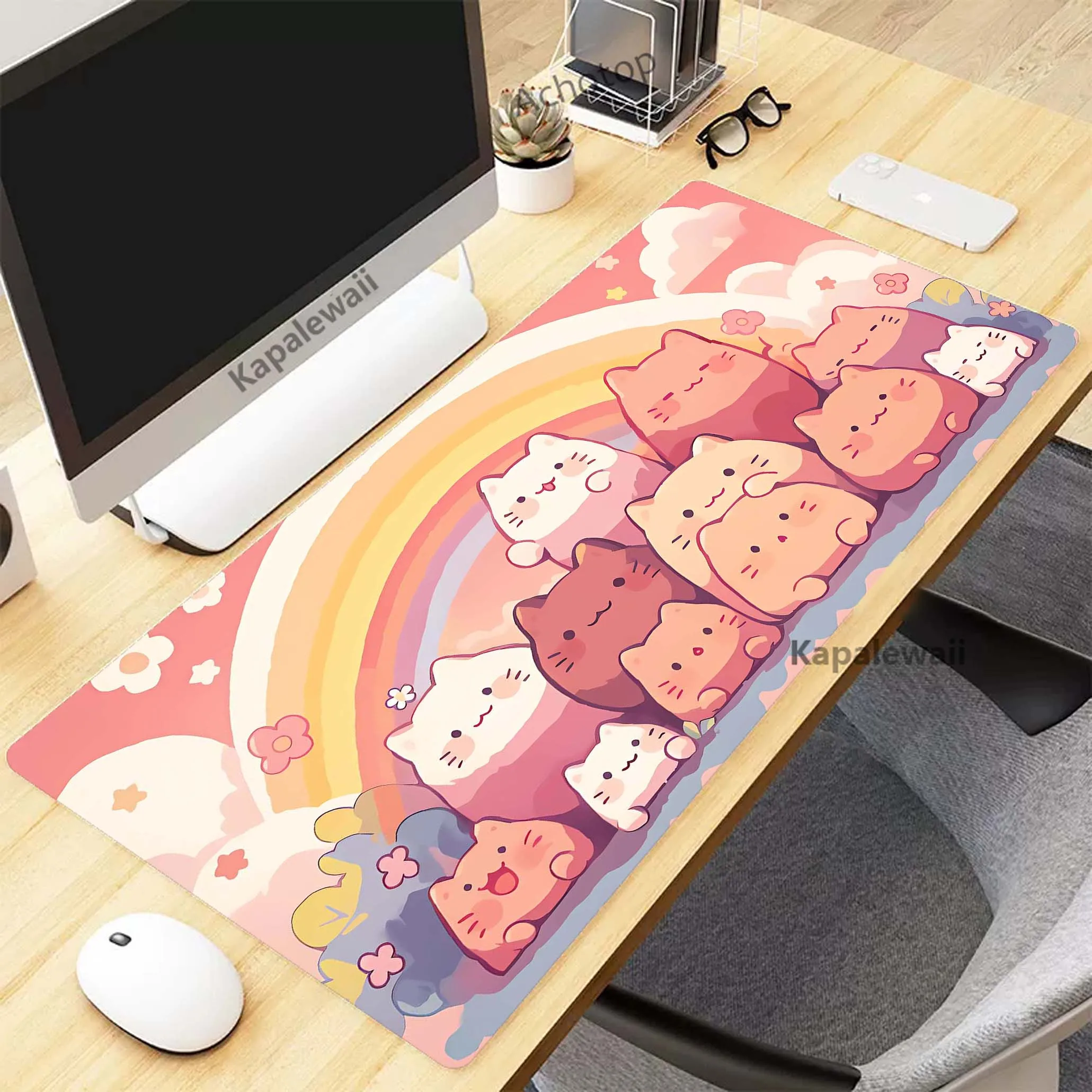 Cute Kawaii Cat Bright Color Gaming Mouse Pad Large Gamer Mousepad Computer Desk Mat XXL Mouse Mat Rubber Keyboard Pads 90x40cm
Cute Kawaii Cat Bright Color Gaming Mouse Pad Large Gamer Mousepad Computer Desk Mat XXL Mouse Mat Rubber Keyboard Pads 90x40cm