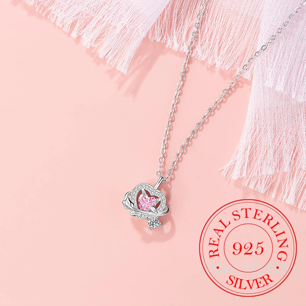 925 Sterling Silver Jewelry Crystal Love Heart Pendant Necklace for Women Clavicle Chain Wedding Party Jewelry Gift
925 Sterling Silver Jewelry Crystal Love Heart Pendant Necklace for Women Clavicle Chain Wedding Party Jewelry Gift