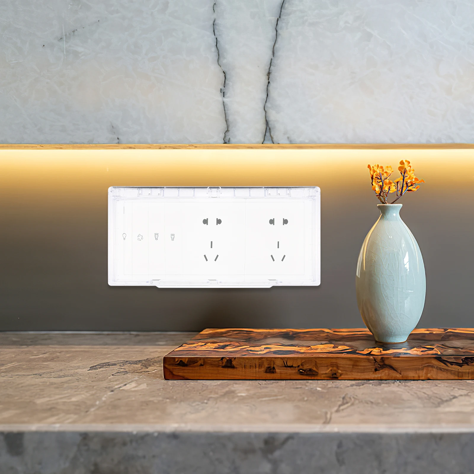 Weatherproof Socket Covers Slim Switch Outdoor Plug Protector Waterproof Box for Bathroom Electrical Outlets Home Accessories 
Weatherproof Socket Covers Slim Switch Outdoor Plug Protector Waterproof Box for Bathroom Electrical Outlets Home Accessories