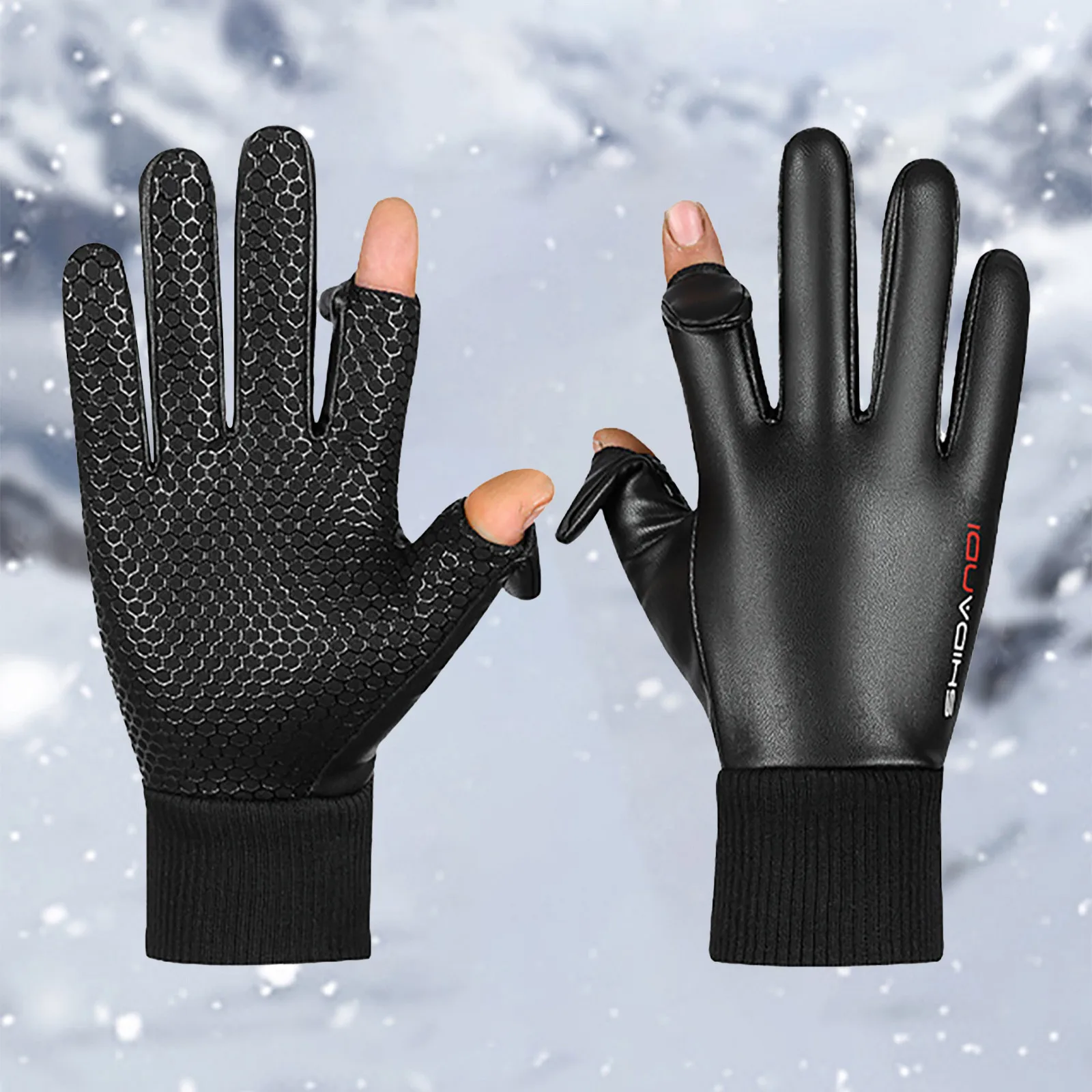 PU Leather Touch Screen Gloves For Men Winter Outdoor Waterproof Guantes Cycling Fishing Motorcyclist Warm Non-slip Sports Glove
PU Leather Touch Screen Gloves For Men Winter Outdoor Waterproof Guantes Cycling Fishing Motorcyclist Warm Non-slip Sports Glove