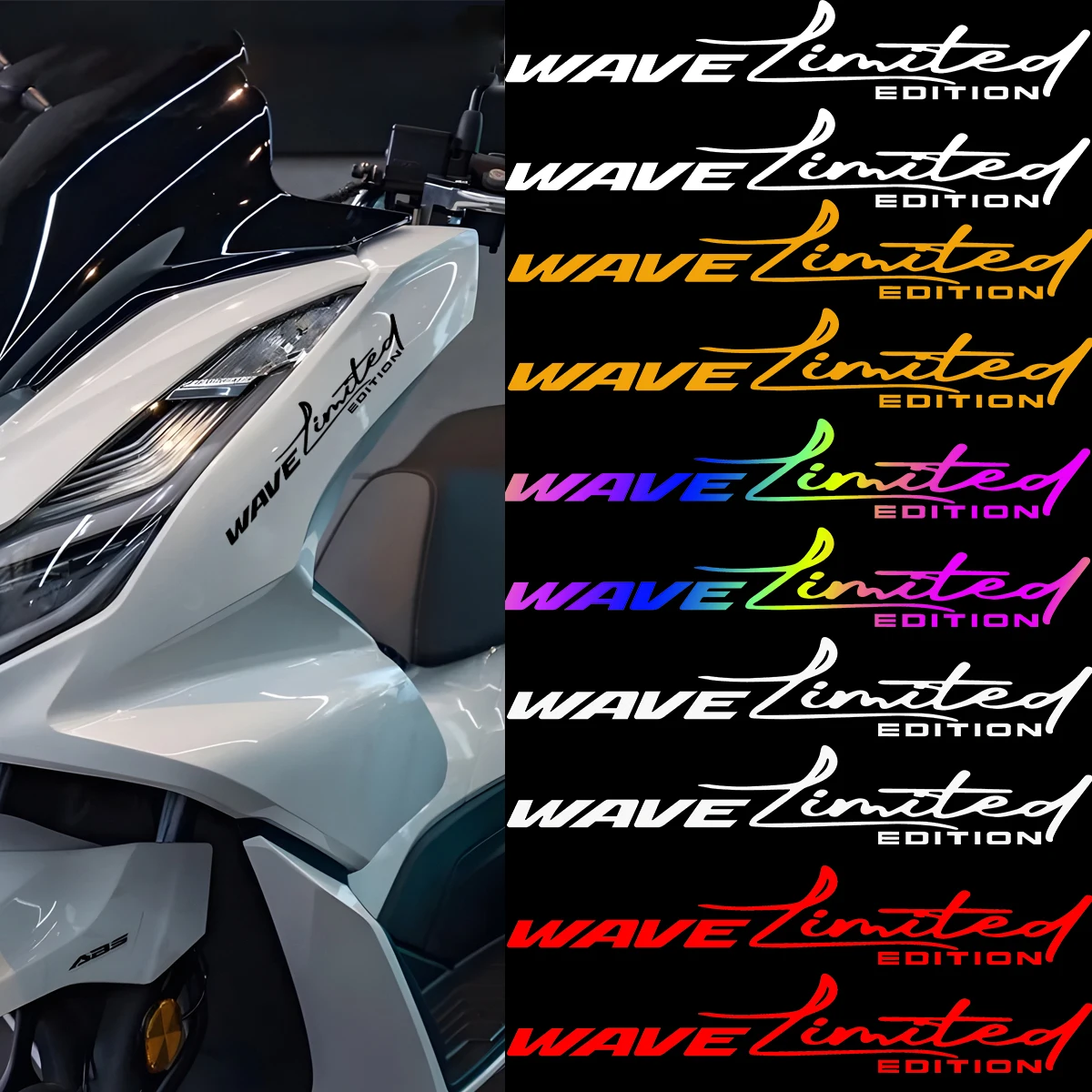 2PCS Front Fender Reflective Vinyl Motorcycle Stickers Top Box Decals Waterproof Accessories for Honda Wave125i 100s Wave125s
2PCS Front Fender Reflective Vinyl Motorcycle Stickers Top Box Decals Waterproof Accessories for Honda Wave125i 100s Wave125s