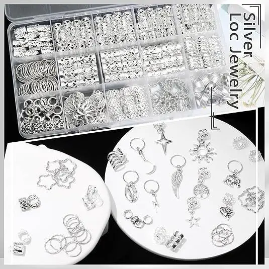 Premium 219 Count Silver Metal Dreadlocks Hair Charm Extension Loop Box for DIY Braid Decoration
Premium 219 Count Silver Metal Dreadlocks Hair Charm Extension Loop Box for DIY Braid Decoration