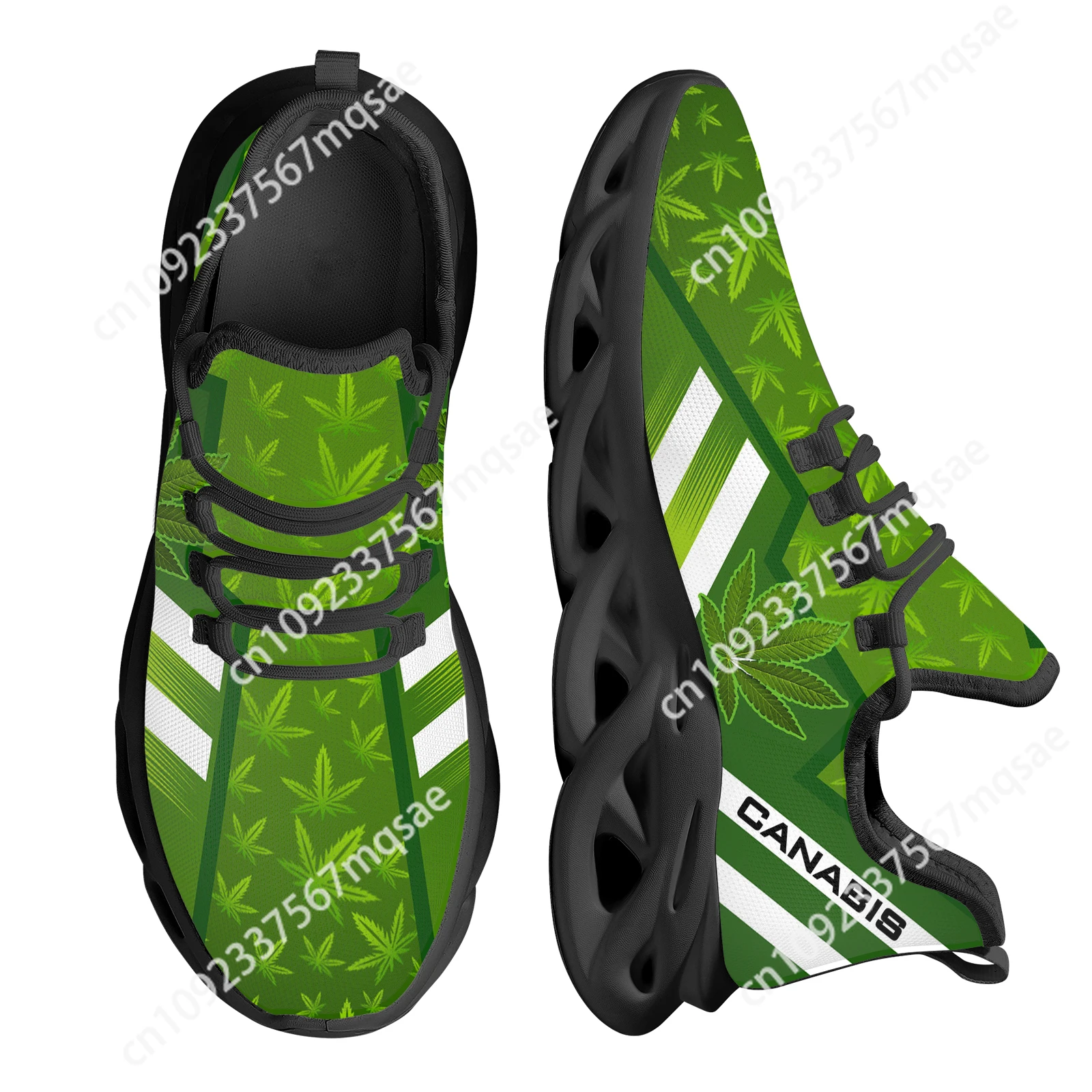 Custom New Green Weed Leaves Design Breathable Mesh Swing Shoes for Women Wear-Resistant Classic Tennis Outdoor Platforms
Custom New Green Weed Leaves Design Breathable Mesh Swing Shoes for Women Wear-Resistant Classic Tennis Outdoor Platforms