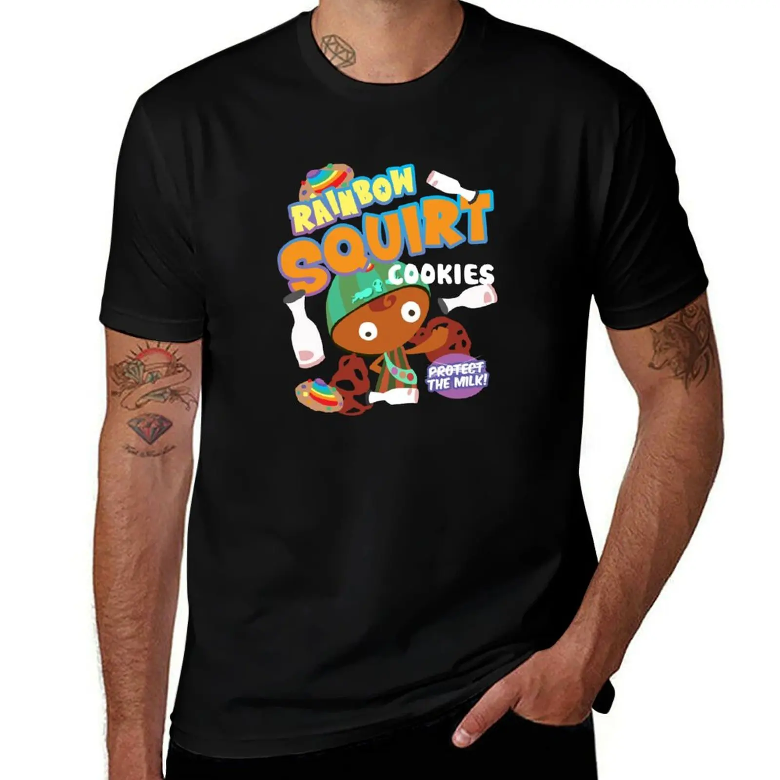 Will you buy some Rainbow Squirt Cookies Psychonauts T-Shirt Blouse summer clothes graphic shirts man clothes men clothings
Will you buy some Rainbow Squirt Cookies Psychonauts T-Shirt Blouse summer clothes graphic shirts man clothes men clothings