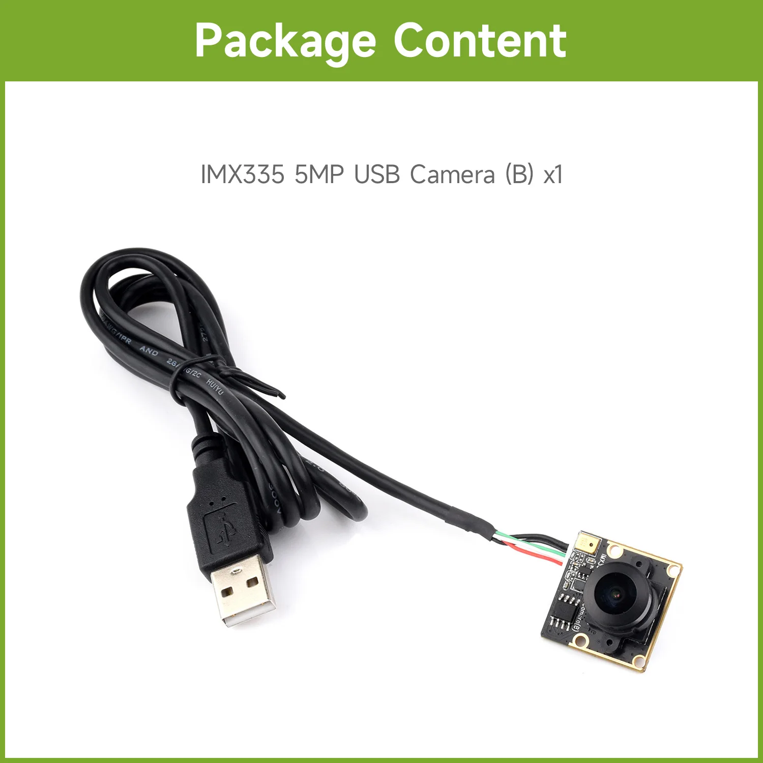 USB-камера Waveshare IMX335 5 МП (B), запись видео 2K, улучшенная чувствительность в условиях низкой яркости, высокое разрешение 5 Мп
USB-камера Waveshare IMX335 5 МП (B), запись видео 2K, улучшенная чувствительность в условиях низкой яркости, высокое разрешение 5 Мп